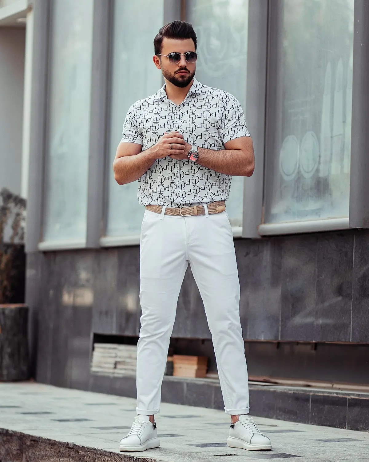 Checked casual shirt