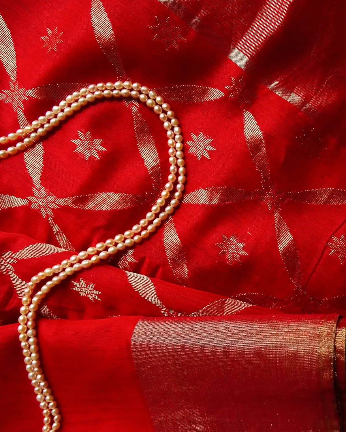 Printed cotton saree