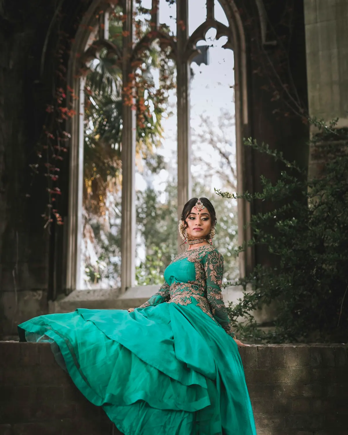 Net lehenga choli