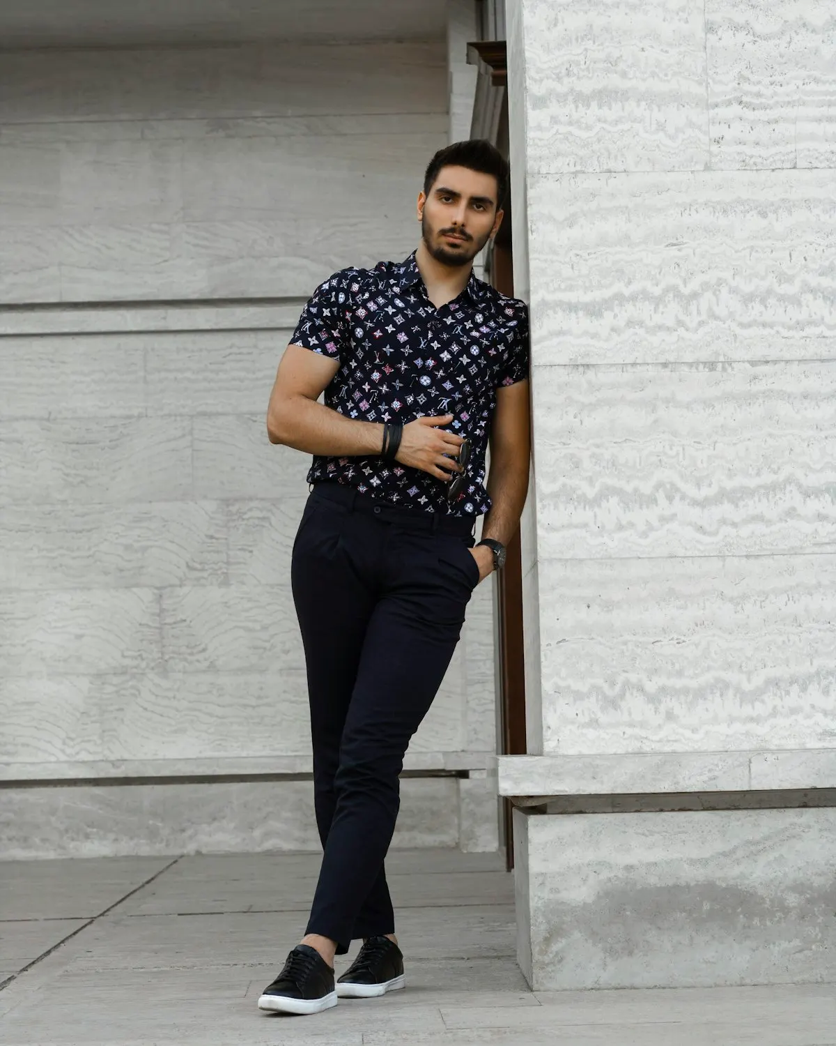 Checked casual shirt