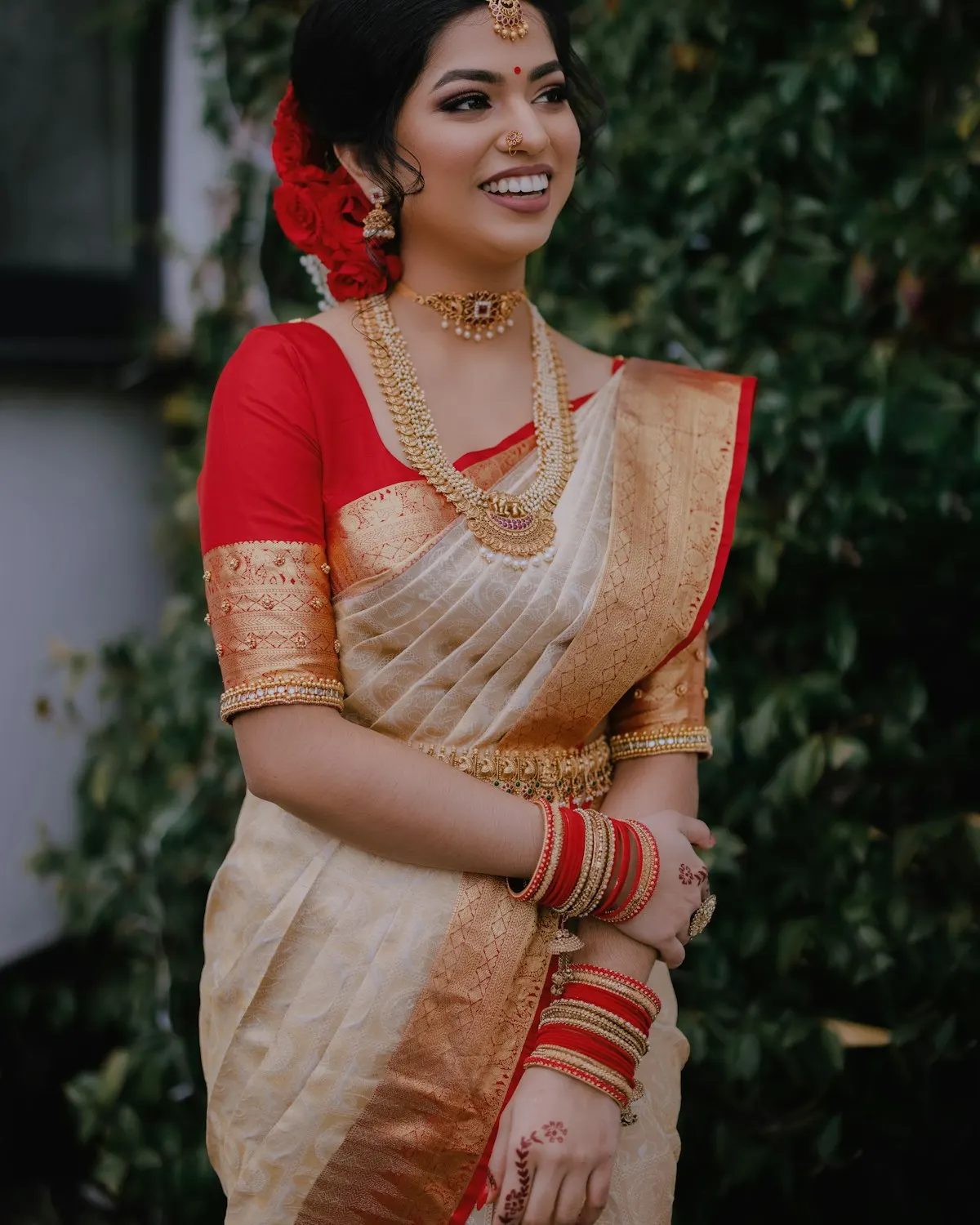 Chanderi saree with zari border